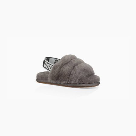 UGG Fluff Yeah - Badesandaler Barn - Dyp Grå (NO-C462)